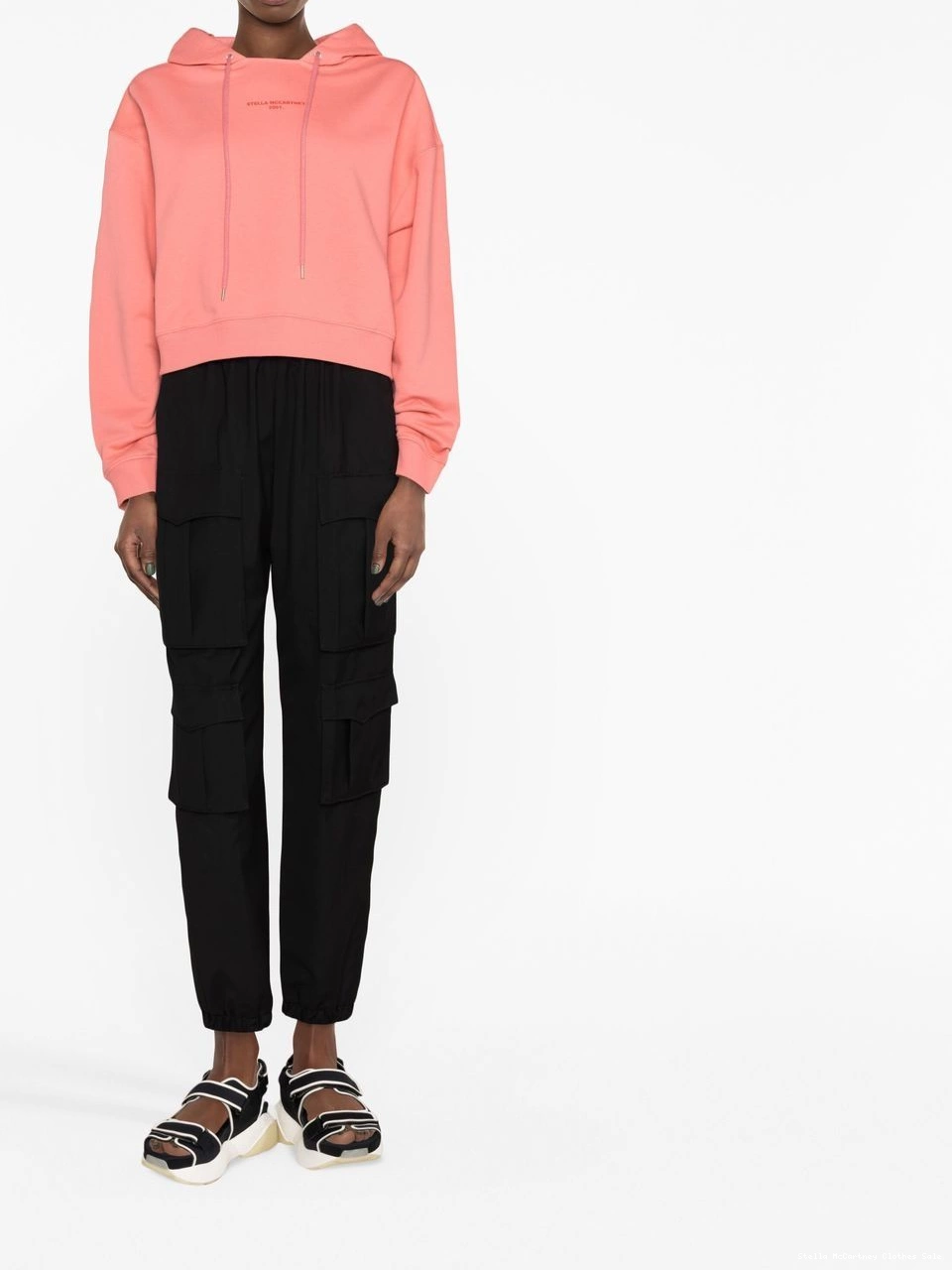 Cheap hoodie drawstring logo-print McCartney Women Stella 0722